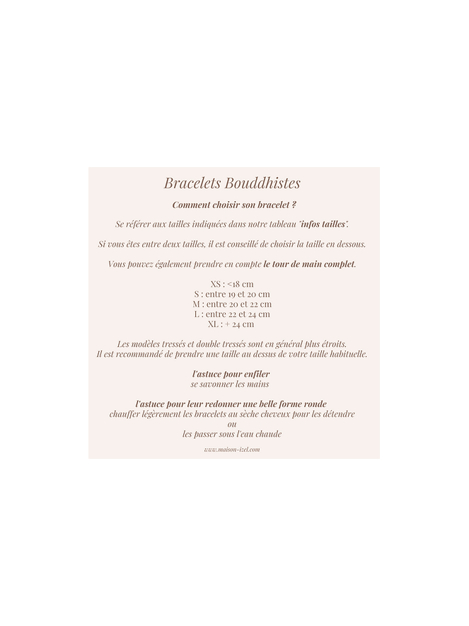 JONC BOUDDHISTE TORSADÉ BROWN CHAMPAGNE ABRICOT DORÉ