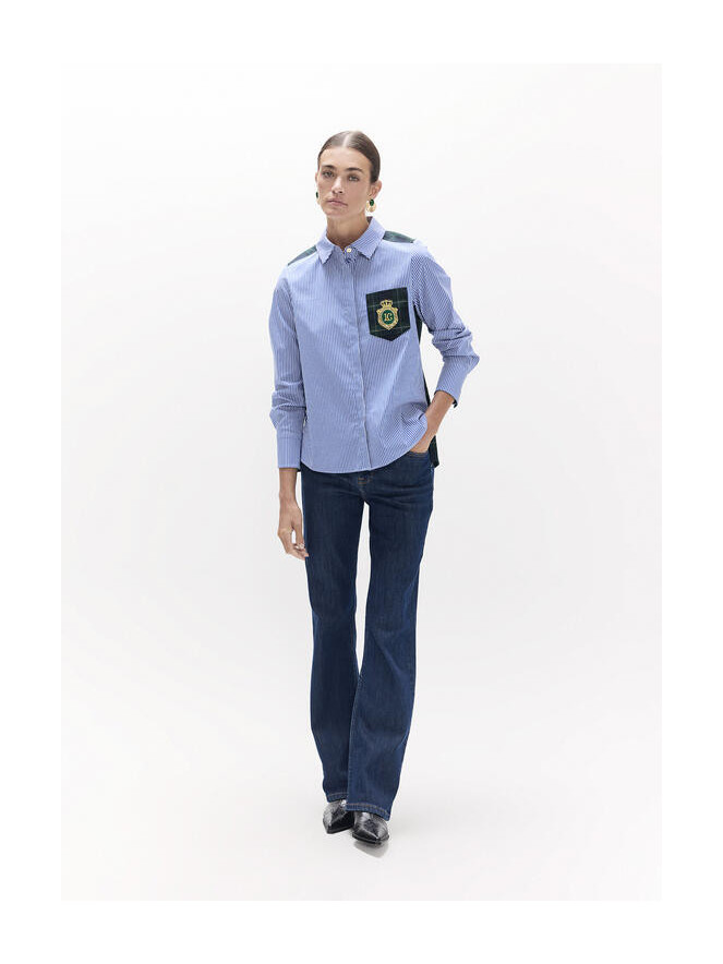 Chemiser Lola Casademunt RAYURES -TARTAN