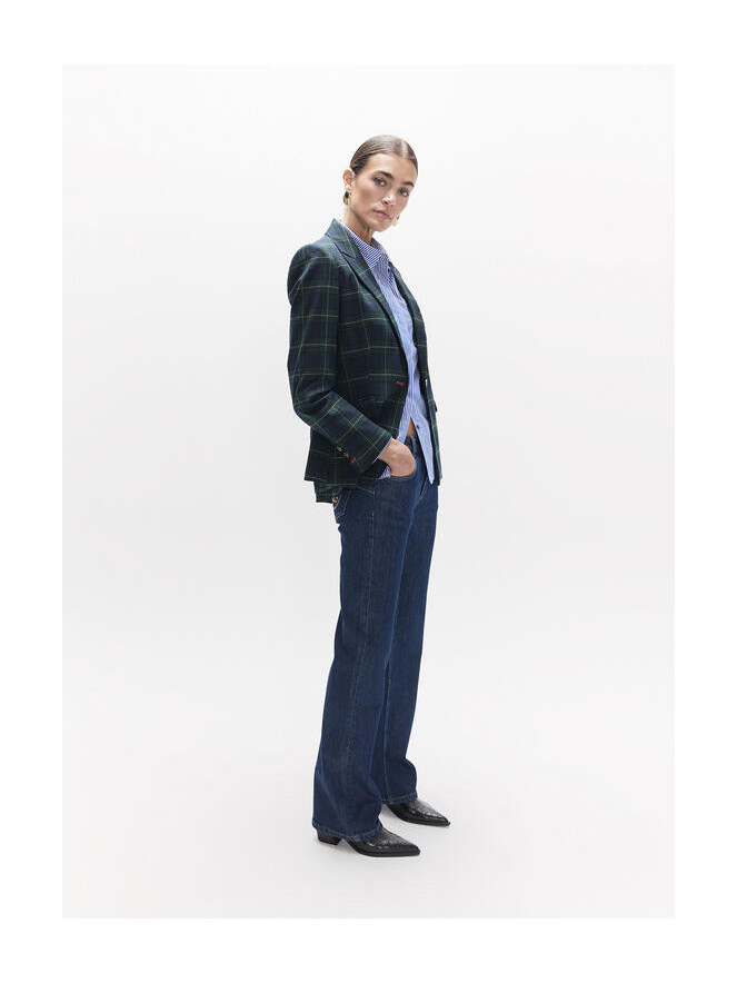 Veste blazer Lola Casademunt CARREAUX ECOSSAIS ÉCUSSON