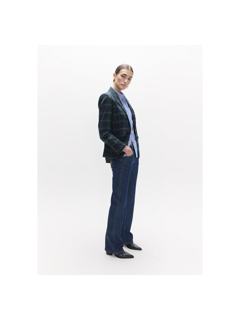 Veste blazer Lola Casademunt CARREAUX ECOSSAIS ÉCUSSON