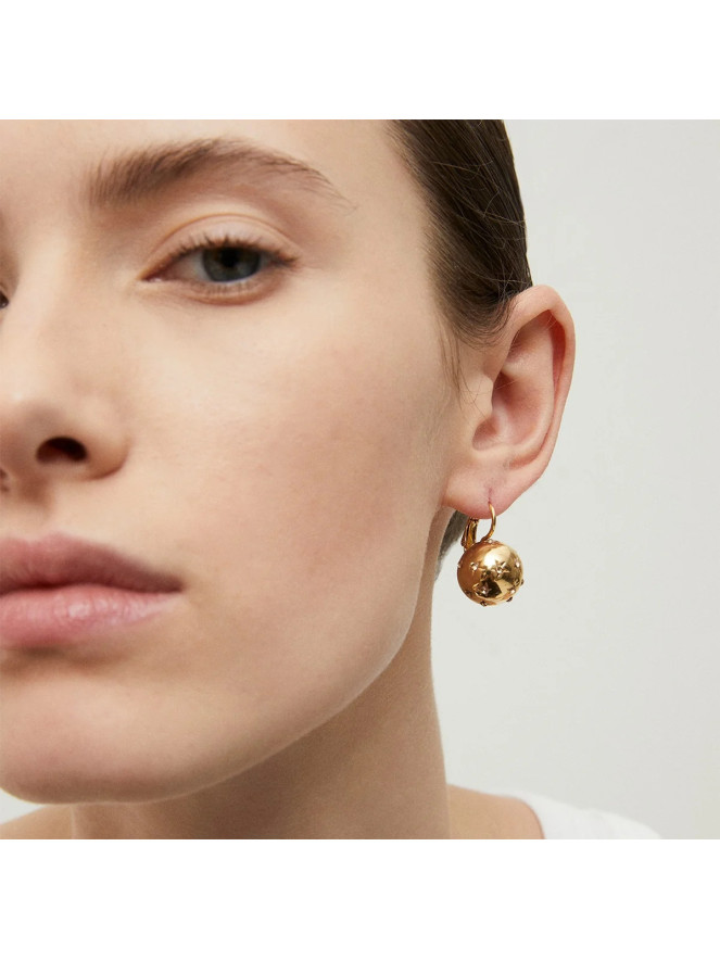 Boucles d'oreilles Gas COMÈTES PM DORÉ