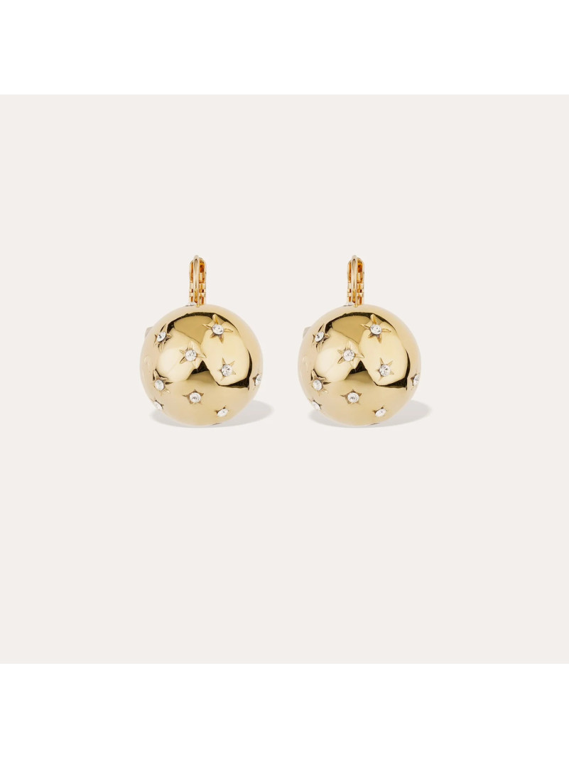 Boucles d'oreilles Gas COMÈTE GM DORÉ
