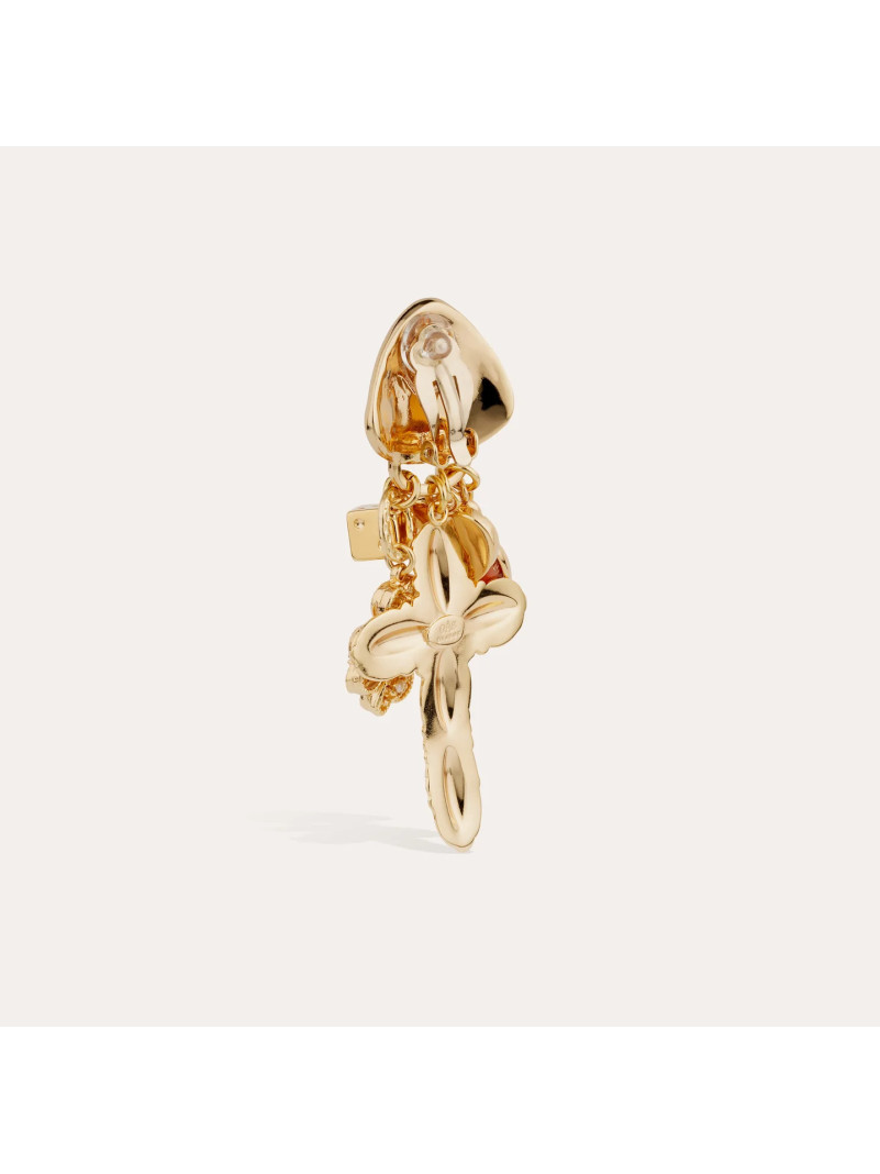 Boucles d'oreilles Gas SUERTE CHARMS doré