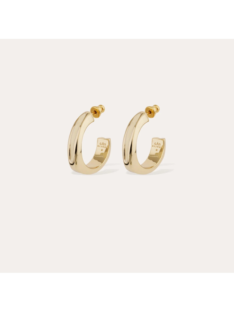Boucles d'oreilles créoles Gas SUERTE doré