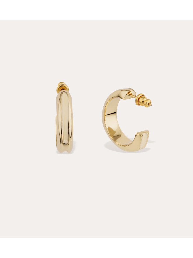 Boucles d'oreilles créoles Gas SUERTE doré