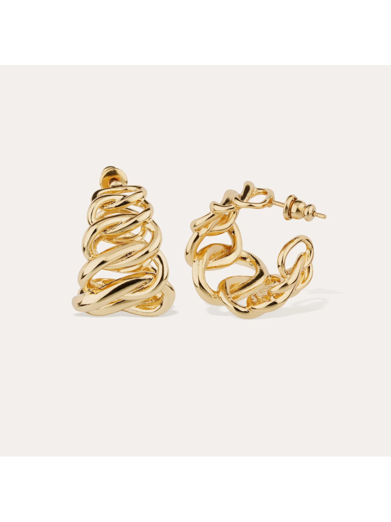 Boucles d'oreilles Gas BRONX créoles doré