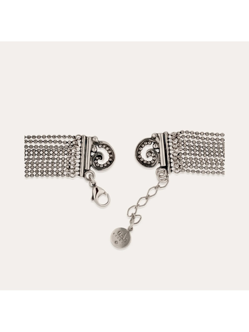 Collier Gas ROMEO argenté