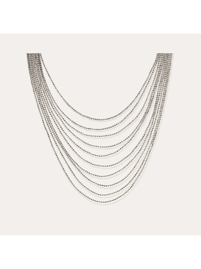 Collier Gas ROMEO argenté