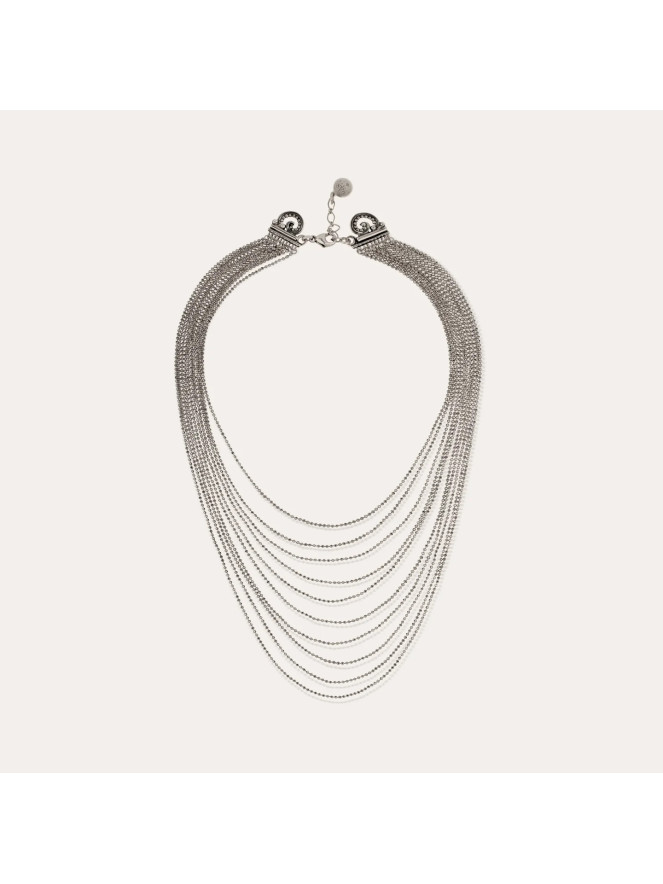 Collier Gas ROMEO argenté