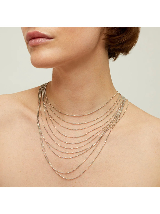 Collier Gas ROMEO argenté