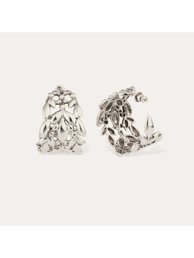 Boucles d'oreilles Gas OLEA créoles pm argenté