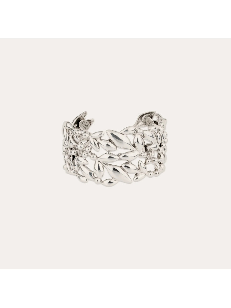 Bracelet manchette Gas OLEA argenté