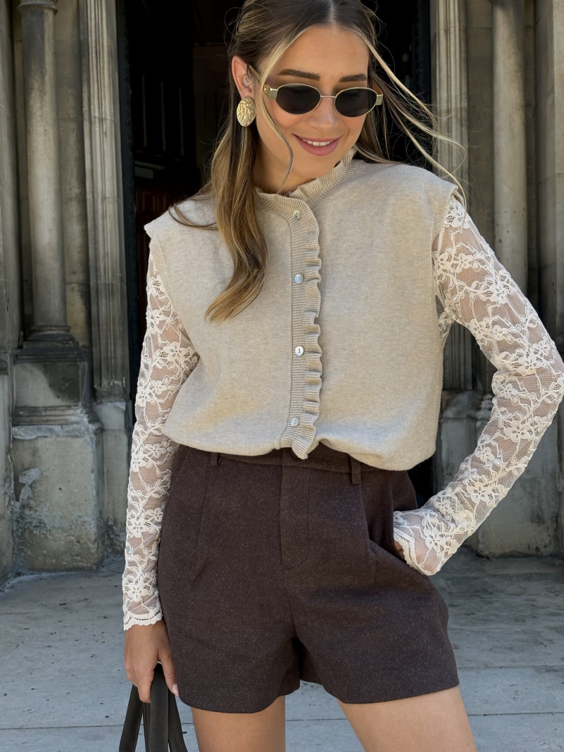 Short PATOU Marron