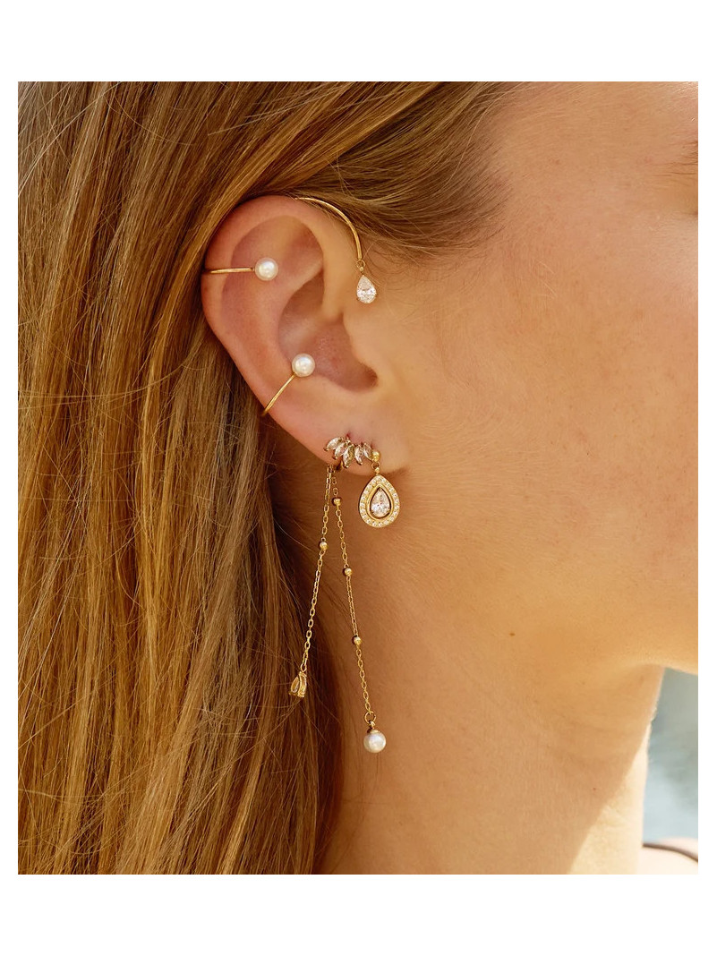 Boucle bijou d'oreille Zag SALINE
