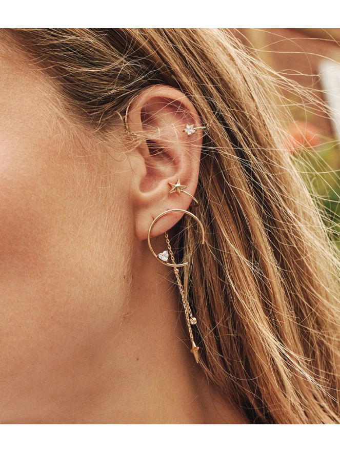 Boucle bijou d'oreille Zag CAPELLA