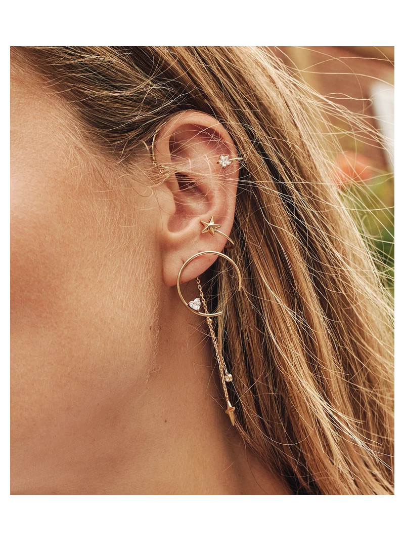 Boucle bijou d'oreille Zag CAPELLA