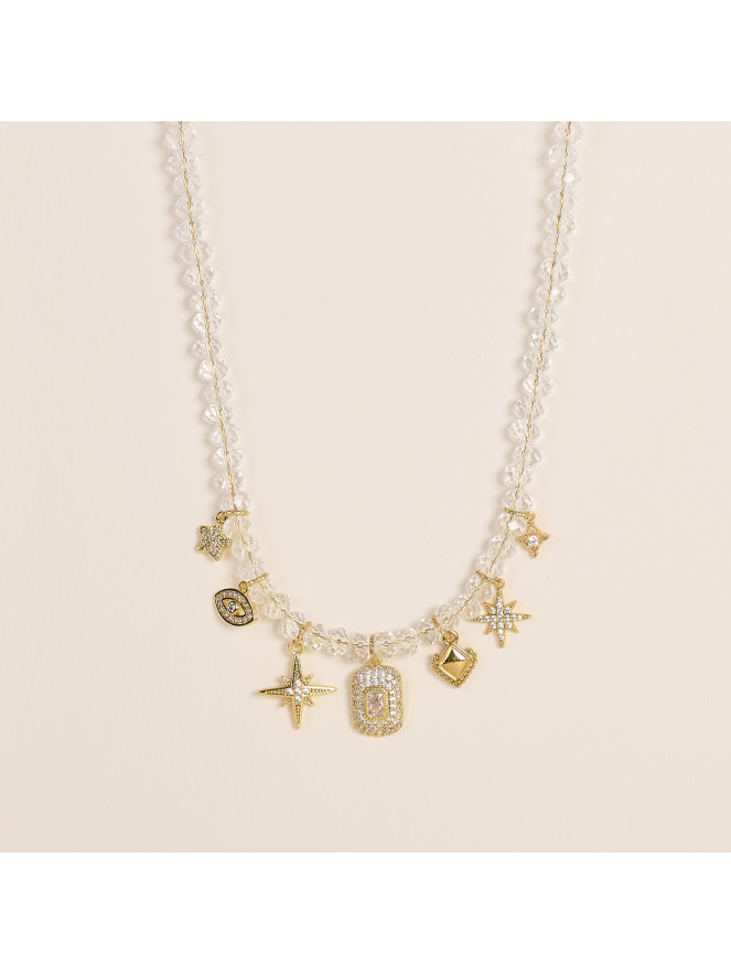 Collier By Garance RUBI RECTANGLE