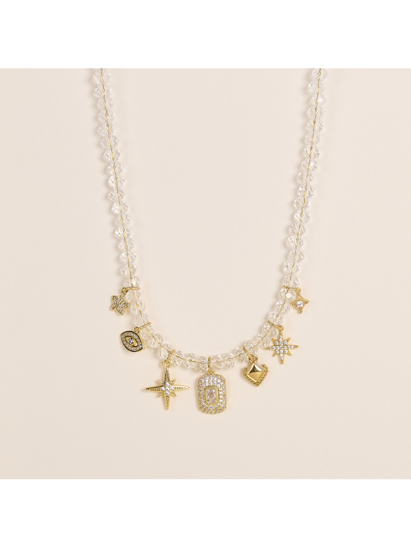 Collier By Garance RUBI RECTANGLE