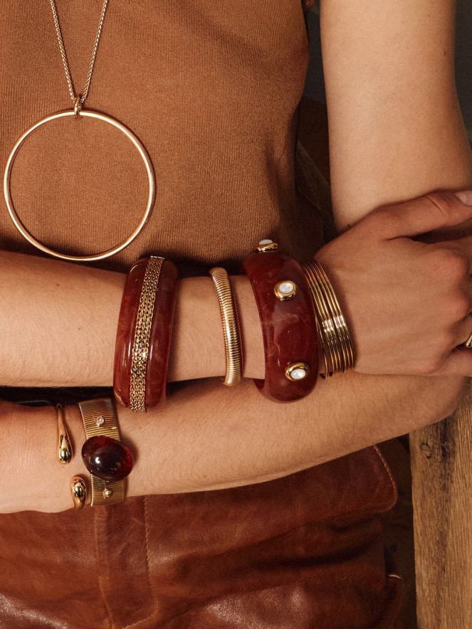 Bracelet Jonc Zag FLUMINI