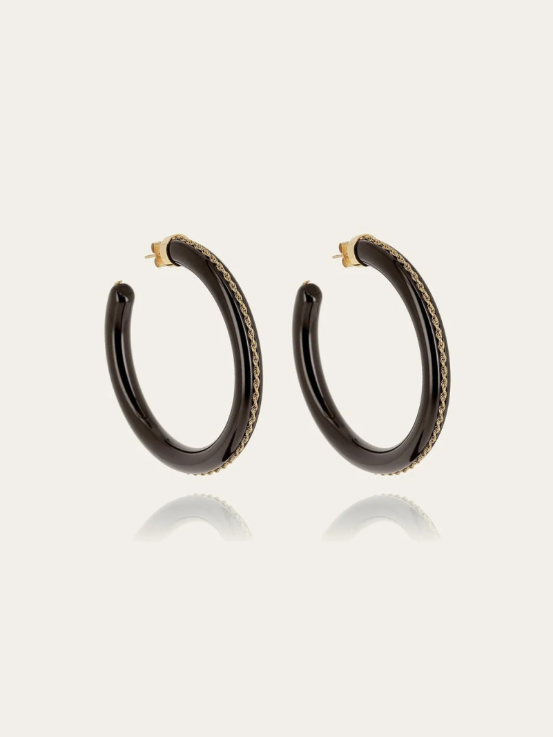 Boucles d'oreilles Zag RHODO