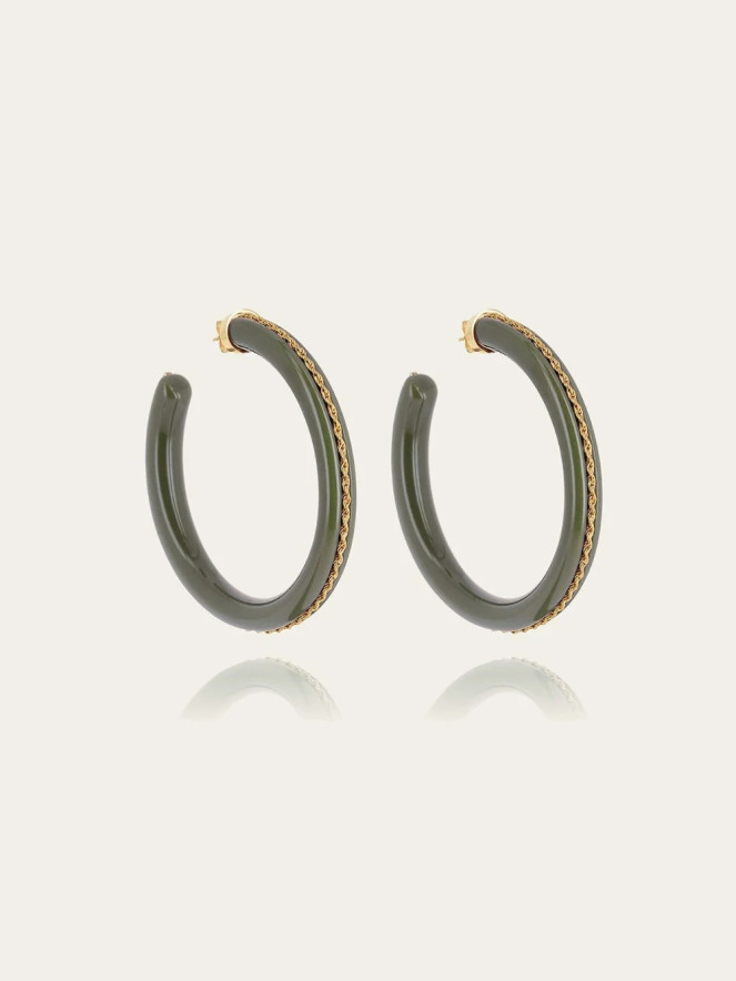 Boucles d'oreilles Zag RHODO