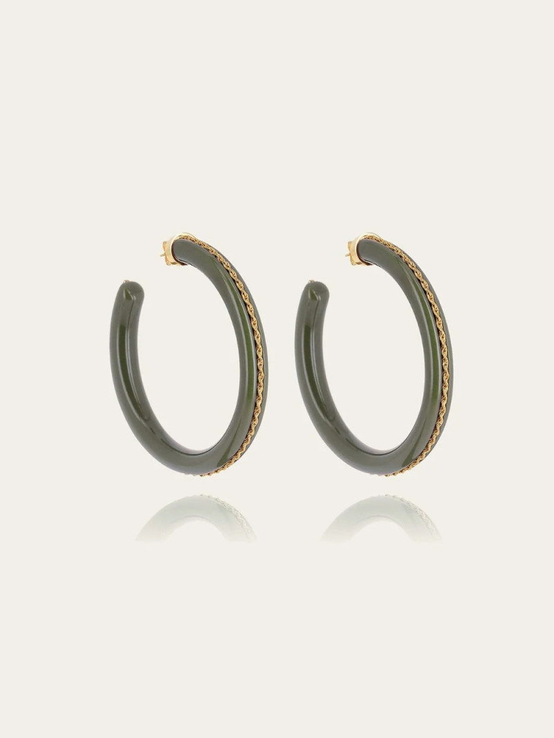 Boucles d'oreilles Zag RHODO