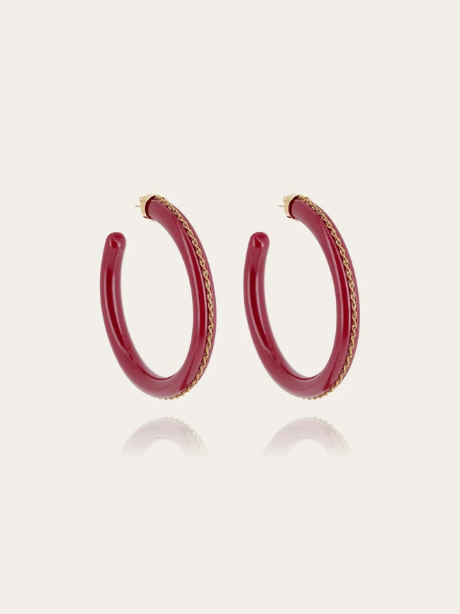 Boucles d'oreilles Zag RHODO