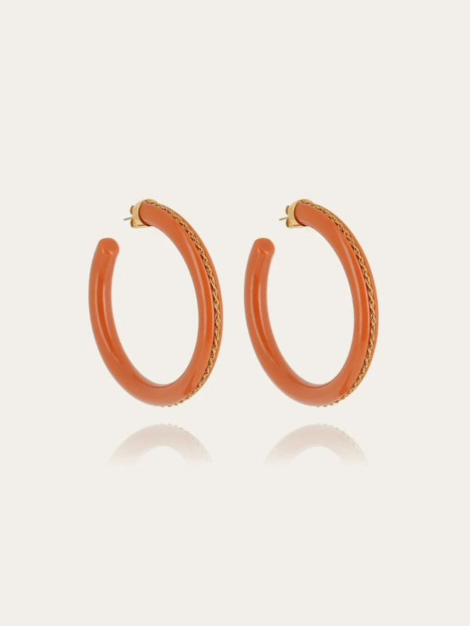 Boucles d'oreilles Zag RHODO