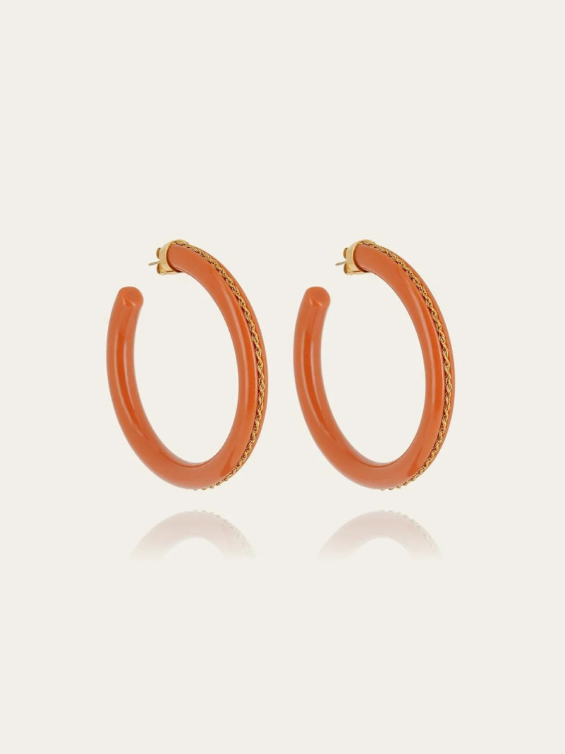 Boucles d'oreilles Zag RHODO